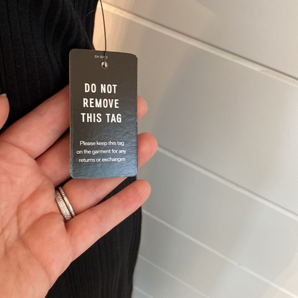 Express Ribbed Black Sleeveless Maxi Dress - Picture 5 of 11